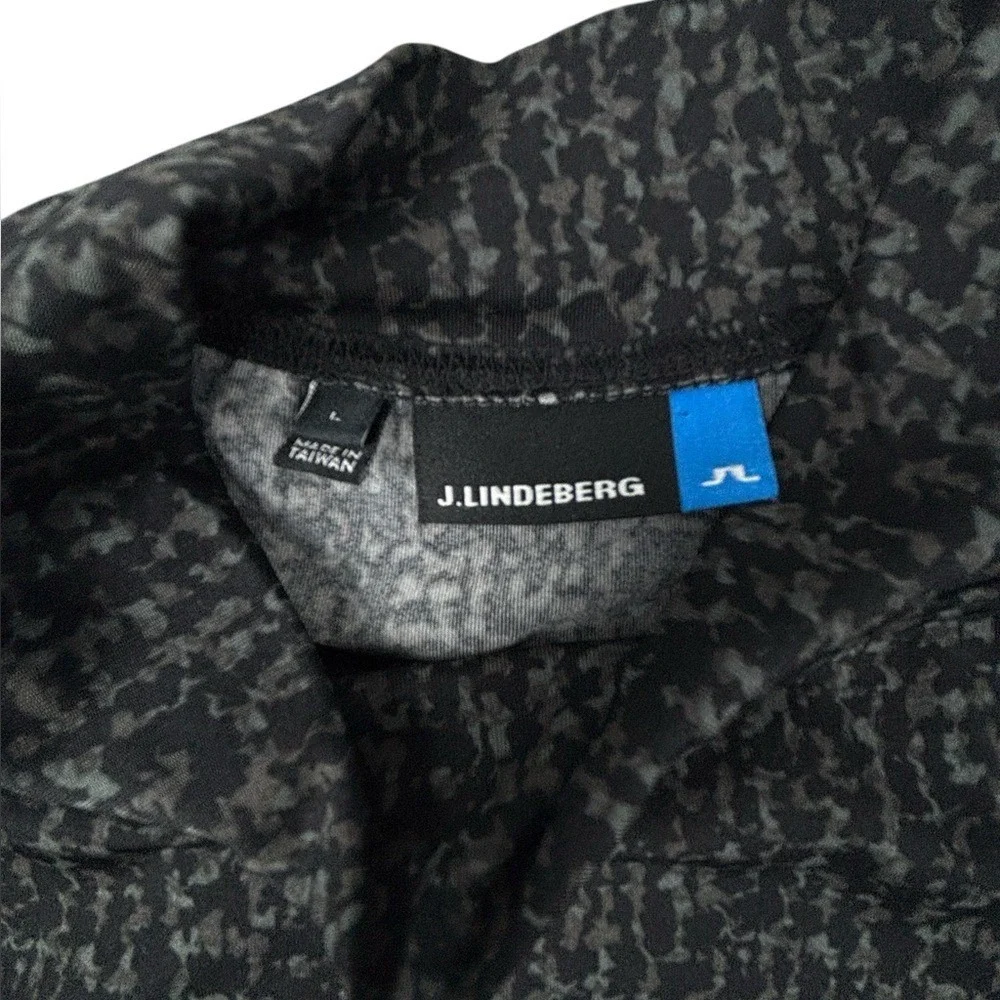 J. Lindberg | Aello Soft Compression mock neck |‎ Black Wave | Large